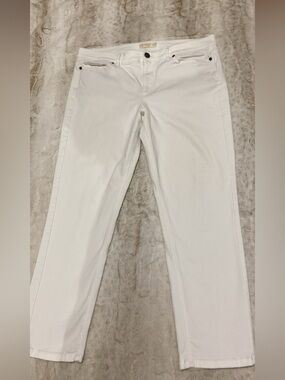 J. Jill White Women's Slim Ankle Jeans Stretches